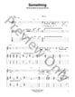 Something Guitar and Fretted sheet music cover